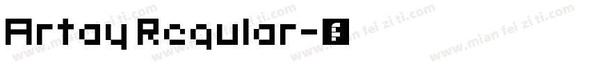 Artay Regular字体转换